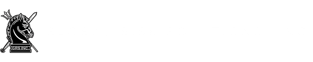 Private Security Companies Near Me: Global Risk Solutions Your Local Solution 1 Global Risk Solutions, Inc. logo banner with the iconic knight and crossed swords representing commitment to strategic defense and security.